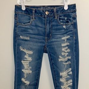 Super Super Stretch Ripped Jeans - American Eagle